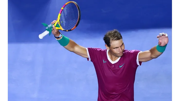 Rafael Nadal, firme en Acapulco.