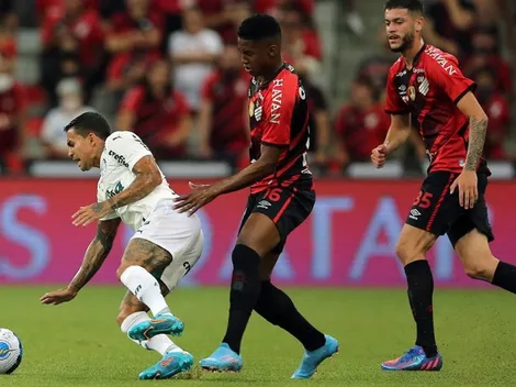 Athletico Paranaense se asustó con el subcampeón mundial: empató con Palmeiras