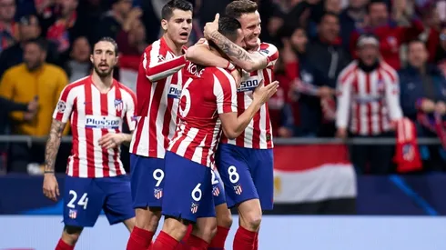 Jugadores del Atlético de Madrid.