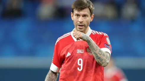 Fedor Smolov, delantero de la selección de Rusia.