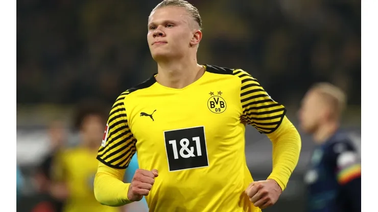 Erling Haaland, delantero del Borussia Dortmund.