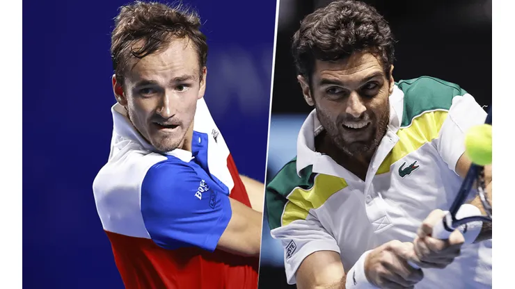Daniil Medvedev vs. Pablo Andújar por el ATP de Acapulco (Foto: Getty Images).