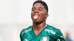 Endrick en acción con Palmeiras.
