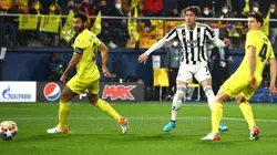 Vlahovic y su primer gol en Champions League.