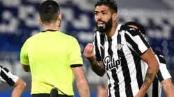 Alexander Barboza en la Copa Sudamericana.