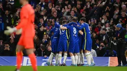 Chelsea en festejo de gol.