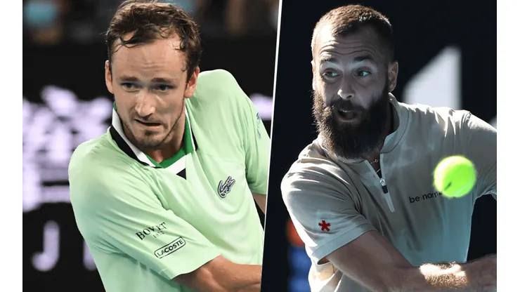 Daniil Medvedev vs. Benoit Paire por el ATP de Acapulco (Foto: Getty Images).