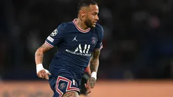 Neymar en acción con PSG.