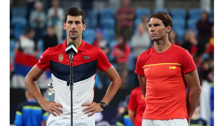 Novak Djokovic y Rafael Nadal.