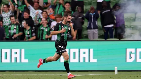 Benjamin Garuccio, autor de un golazo.