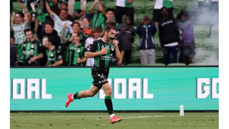 Benjamin Garuccio, autor de un golazo.