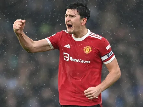 Maguire jugó un partido especial y tuvo un festejo especial