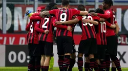 Jugadores del AC Milan.