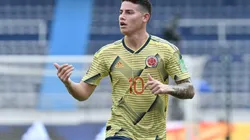 James Rodríguez, en un encuentro con la selección Colombia.