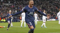 Kylian Mbappé celebrando uno de sus goles.