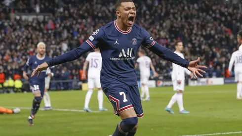 Kylian Mbappé celebrando uno de sus goles.