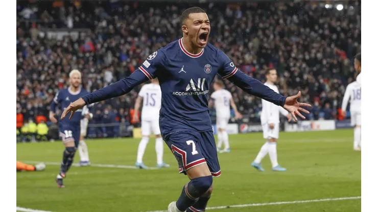 Kylian Mbappé celebrando uno de sus goles.