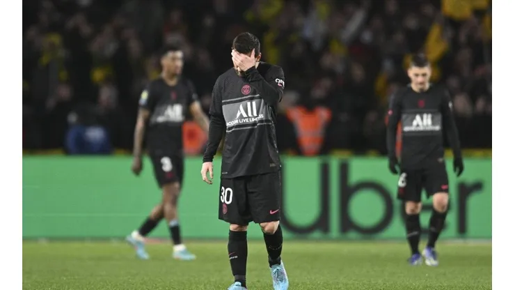 El lamento de Messi por la derrota de PSG.