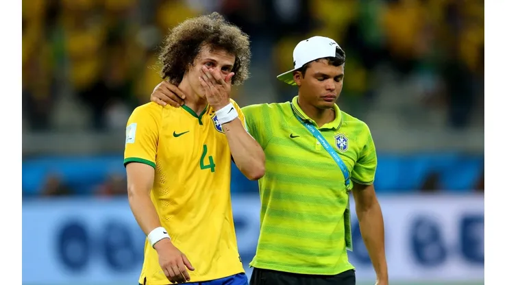 David Luiz tras la derrota 1-7 ante Alemania en el Mundial de Brasil 2014