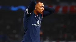Kylian Mbappé en acción con PSG.