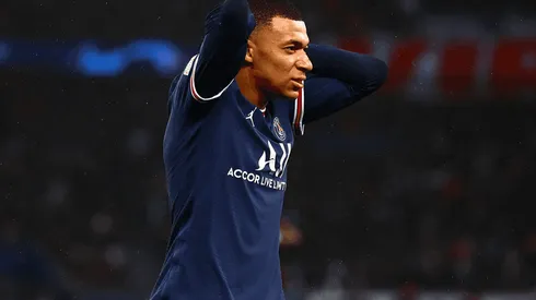 Kylian Mbappé en acción con PSG.