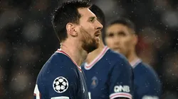 Lionel Messi en partido con PSG.