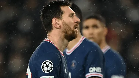 Lionel Messi en partido con PSG.