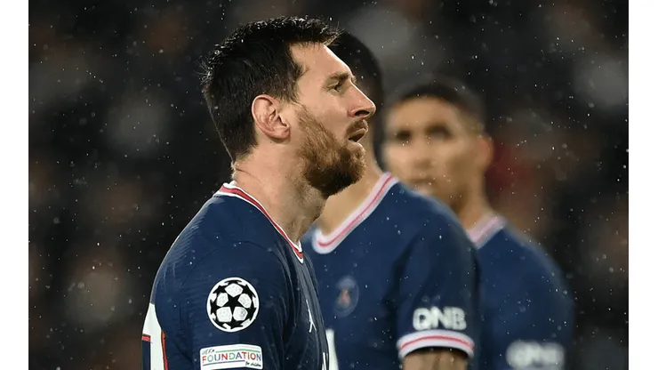 Lionel Messi en partido con PSG.