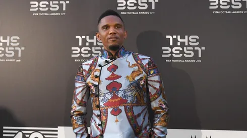 Samuel Eto'o en la gala de The Best.
