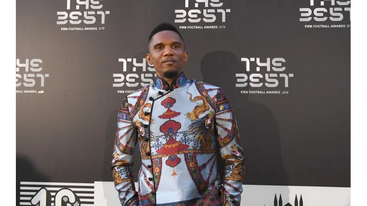 Samuel Eto'o en la gala de The Best.