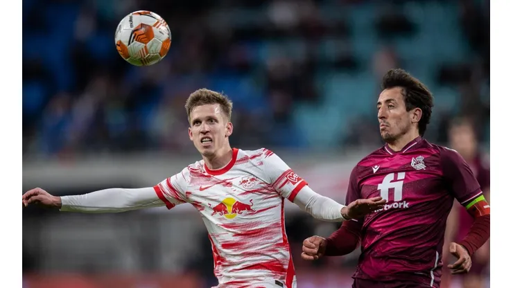 Dani Olmo y Mikel Oyarzabal.