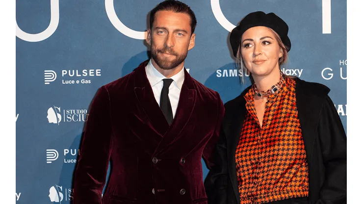 Marchisio y su esposa Roberta.