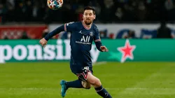 Lionel Messi en acción con PSG.