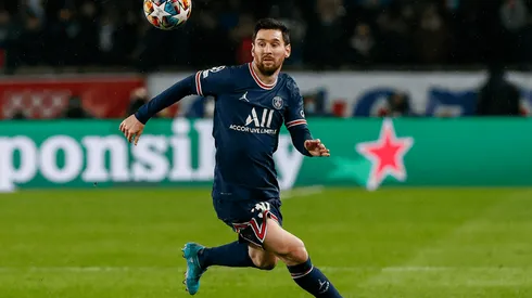 Lionel Messi en acción con PSG.