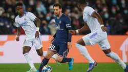 Messi ante Vinícius y Alaba.