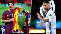 Lionel Messi y Sergio Ramos.