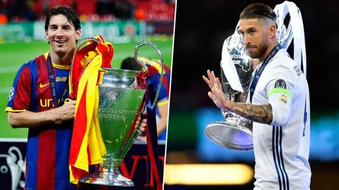 Lionel Messi y Sergio Ramos.