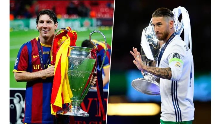 Lionel Messi y Sergio Ramos.