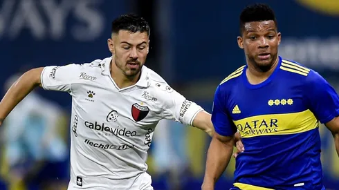 Federico Lértora y Frank Fabra, integrantes de Colón y Boca respectivamente (Foto: Getty Images).