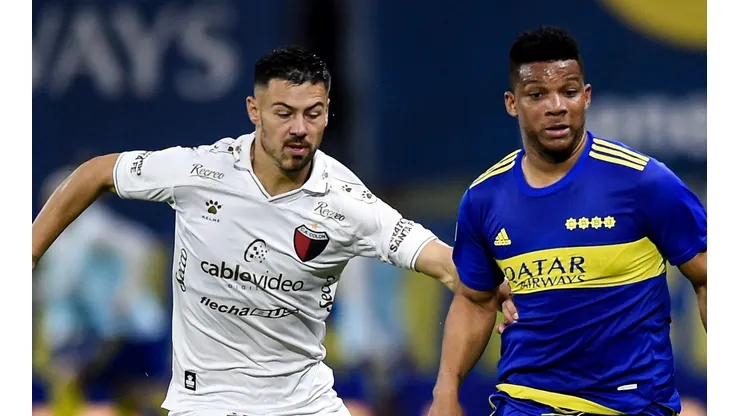 Federico Lértora y Frank Fabra, integrantes de Colón y Boca respectivamente (Foto: Getty Images).