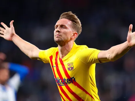 Luuk de Jong salvó a Barcelona de la derrota ante Espanyol en el derbi catalán
