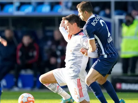 Batacazo del Bochum, ni el doblete de Lewandowski salvó al Bayern