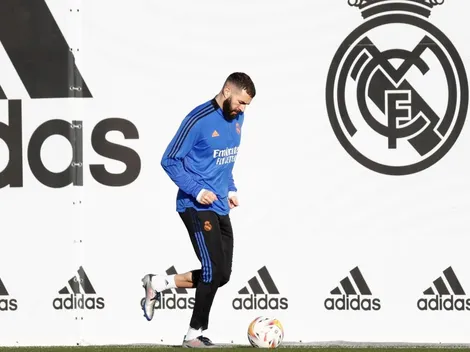 Benzema no pudo completar la práctica previa al viaje a Paris