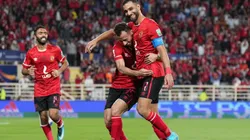 Festejo de gol de Al Ahly