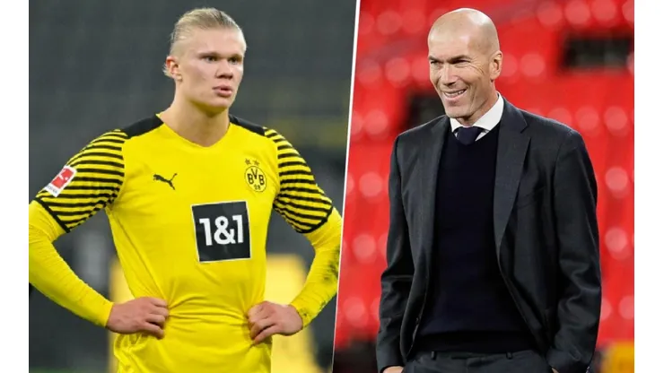 Zidane acerca a Haaland a Real Madrid.