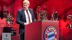 Oliver Kahn en una asamblea del Bayern Munich.