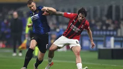 Imágenes del último derbi entre Inter y AC Milan.