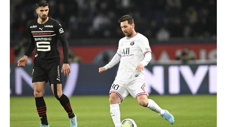 Messi tuvo pocos buenos momentos en PSG vs Rennes.