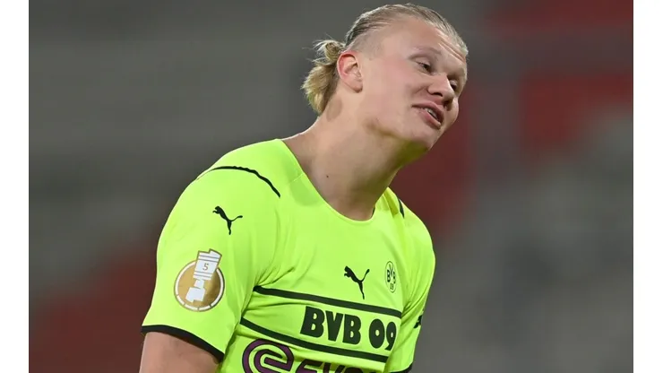Erling Haaland, delantero del Borussia Dortmund.