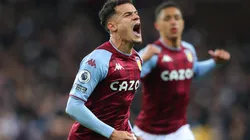 Coutinho celebra su segundo gol en Aston Villa